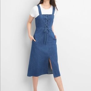 Gap | midi denim dress